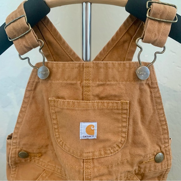 Carhartt Kids Tan Overalls - Picture 4 of 6